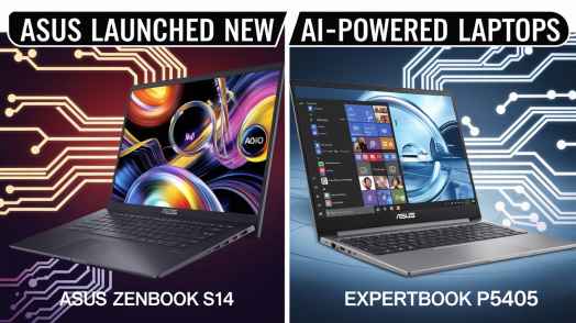 ASUS Launched New AI-Powered Laptops: Zenbook S14 & ExpertBook P5405 – a Revolution in Productivity
